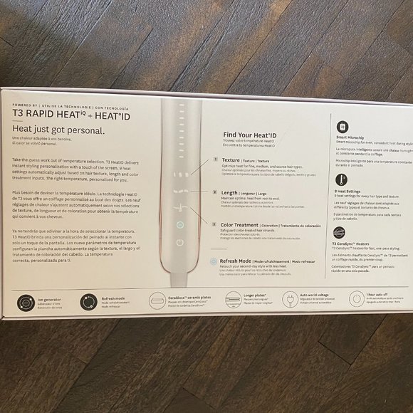 T3 Smooth ID Rapid Heat 1” Smart Hair Straightener & Styling Iron - Picture 3 of 5